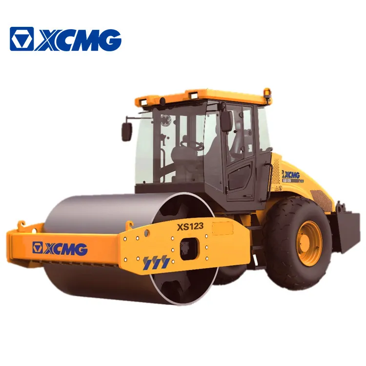 XCMG official mini road roller XS123 single drum vibratory road roller compactor machine price